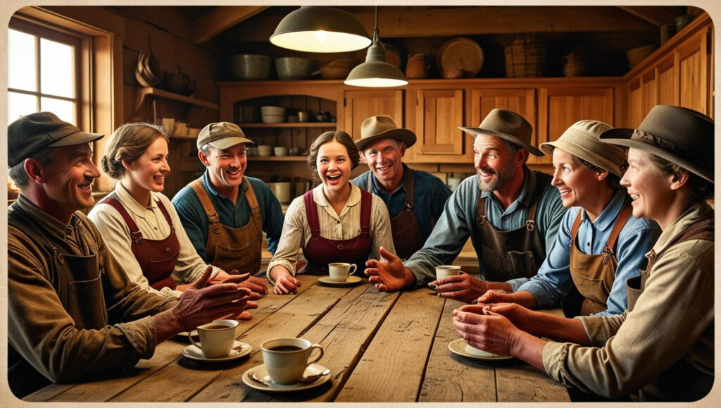 OAAS Convention - Farmers sitting around a table