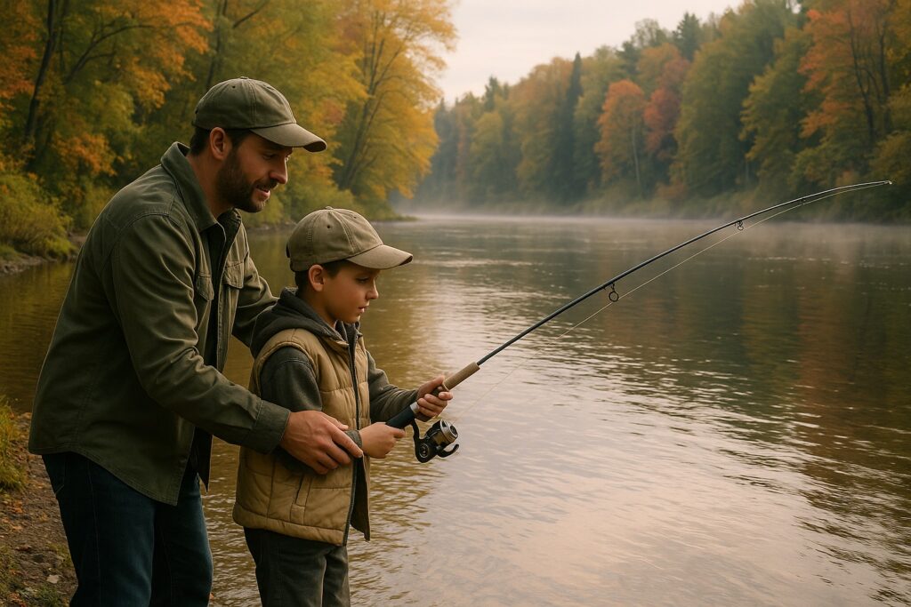 Fishing Ontario's Fivers - Father and Son Fishing