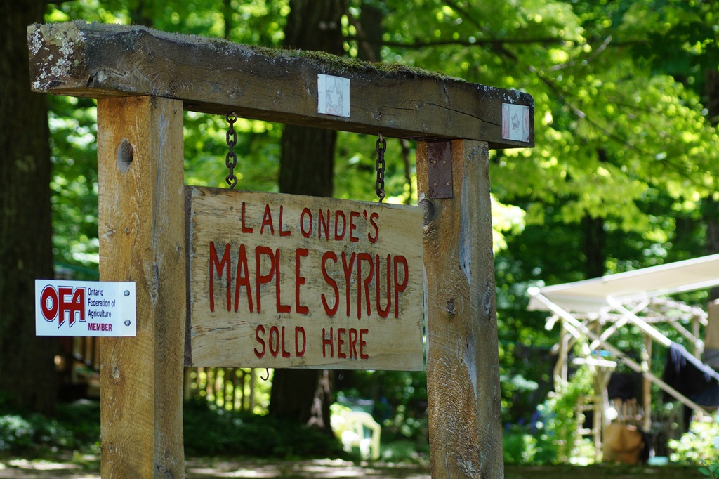 Sugar Bush Sign