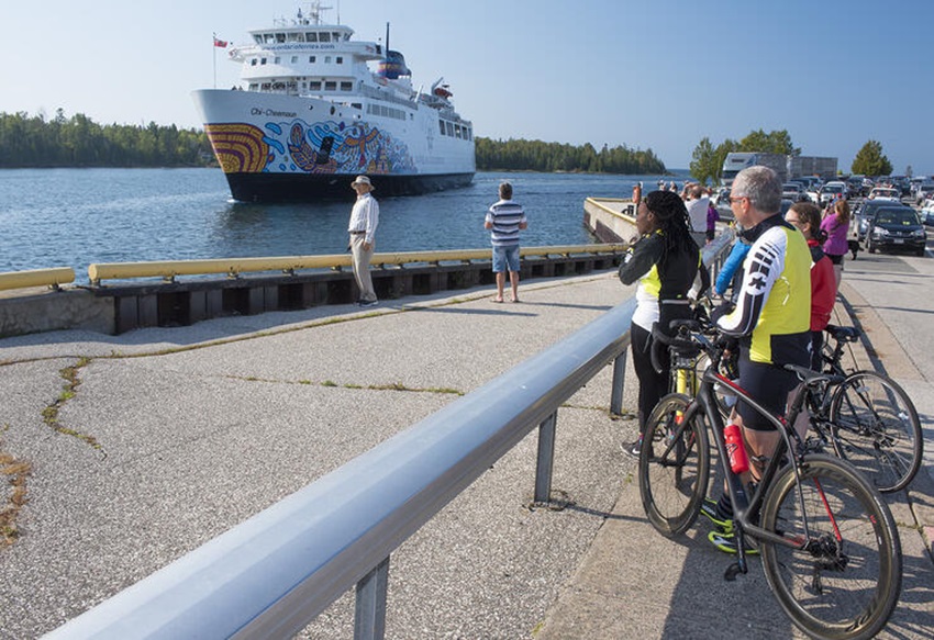 Biking on Manitoulin Island