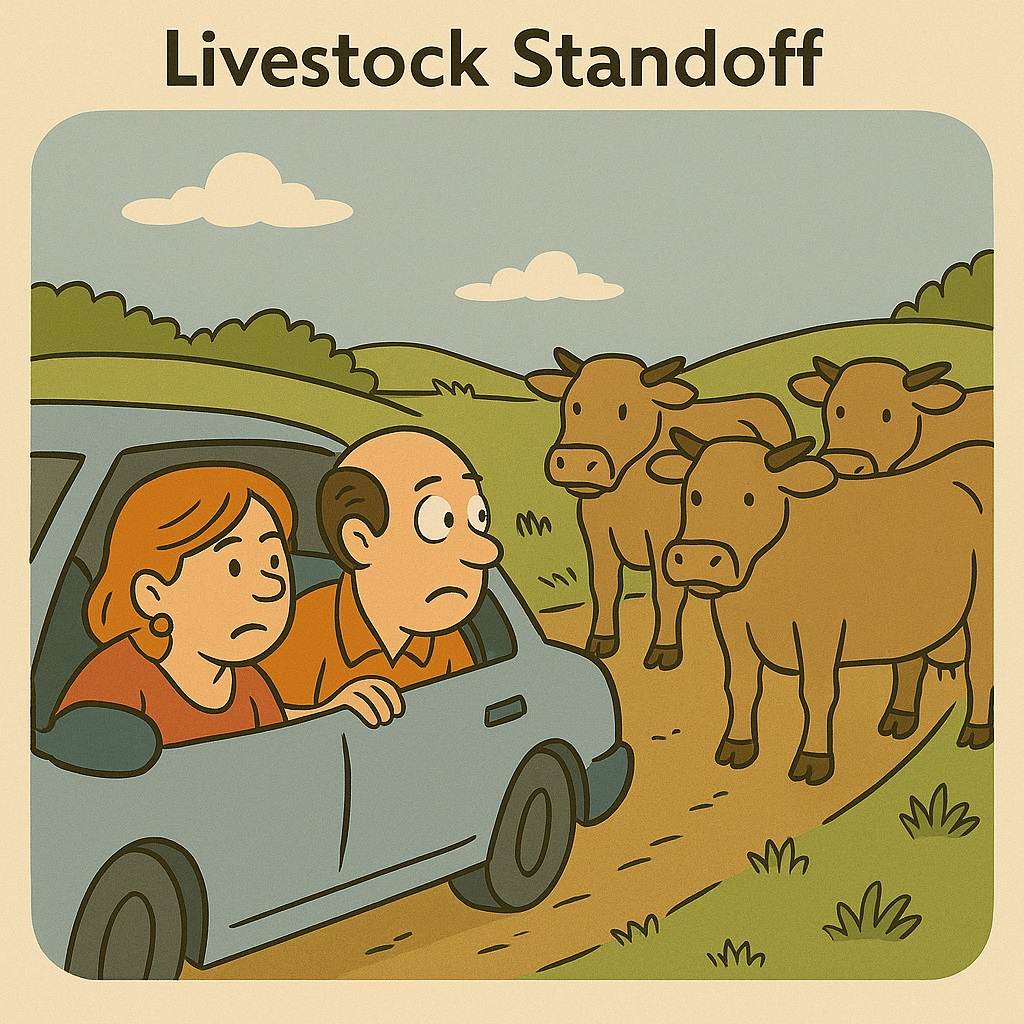 Livestock standoff?