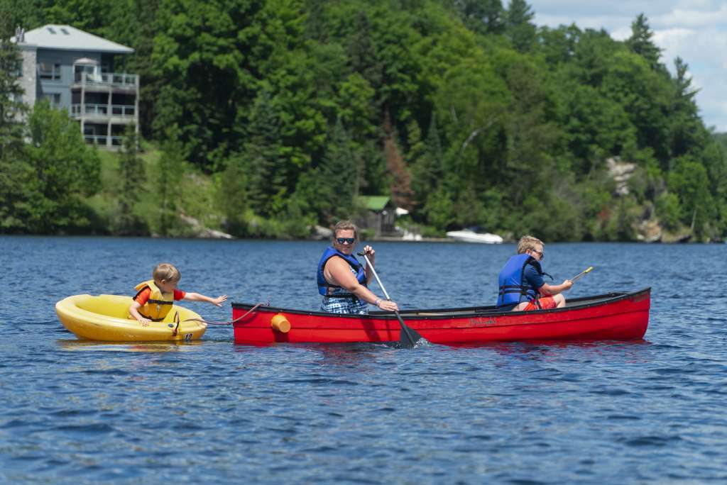 Canoeing on a Muskoka Lake