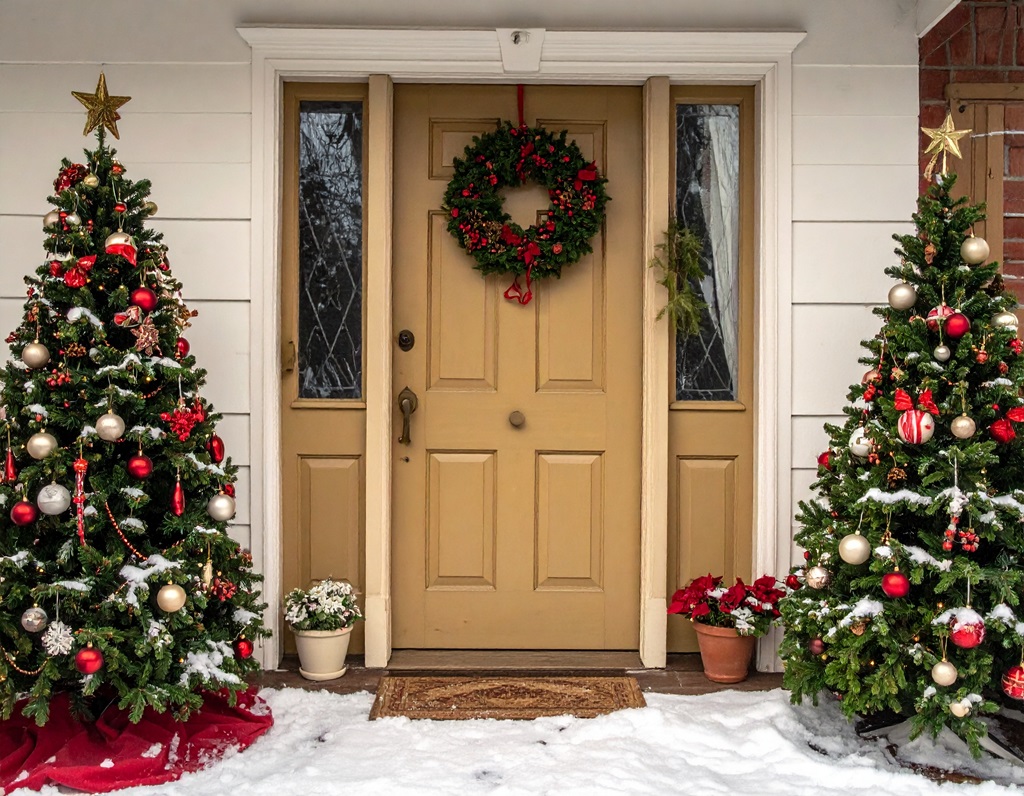 Holiday Door Decorating (Circa 1950’s)