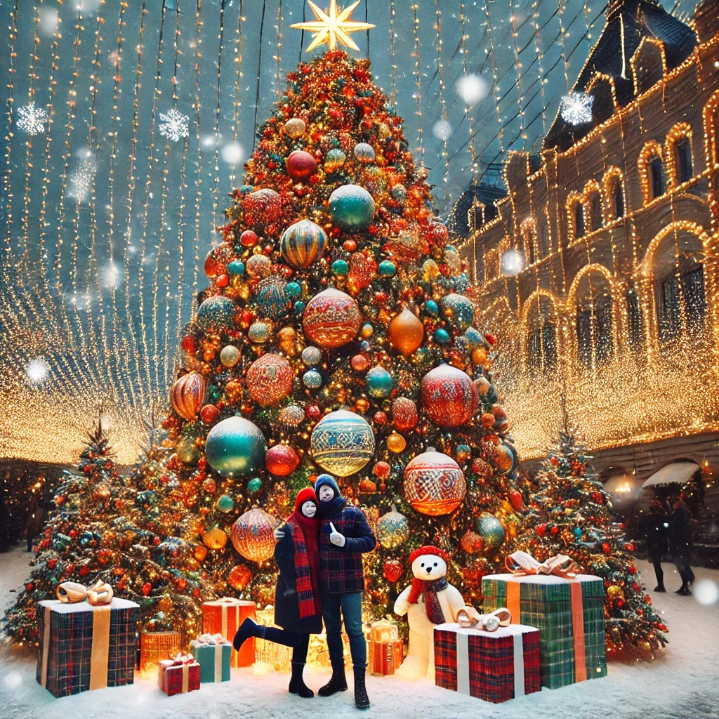 Tree at Christmas Market