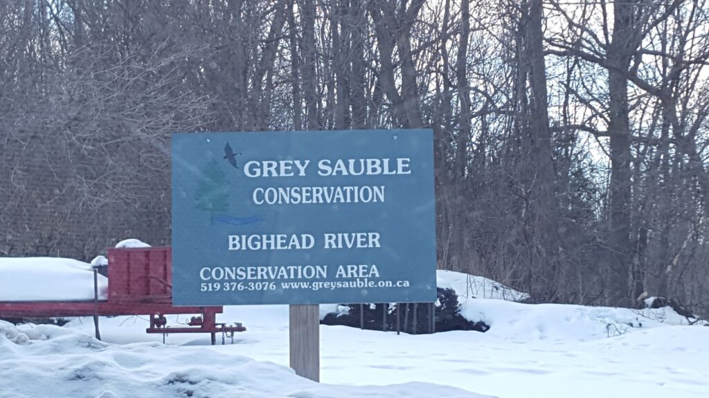 Family Winter Picnics - Park Sign