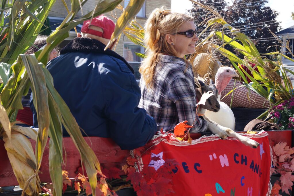 Exploring Ontario Fairs - Turkey in the Parade