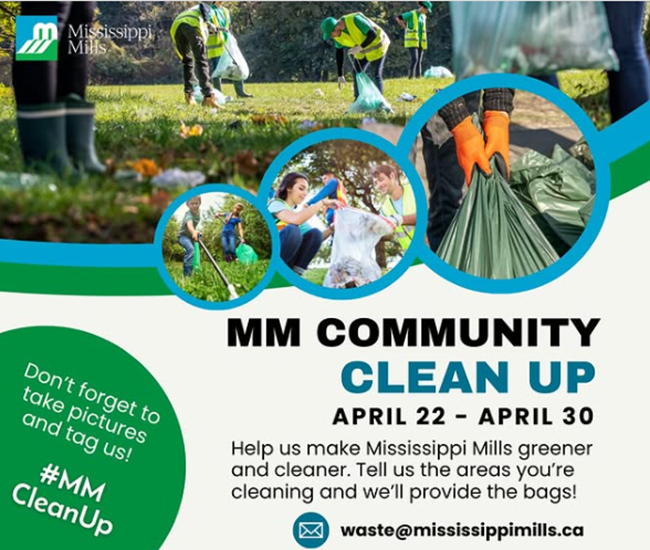 Spring and Summer in Mississippi Mills - Community Clean-Up