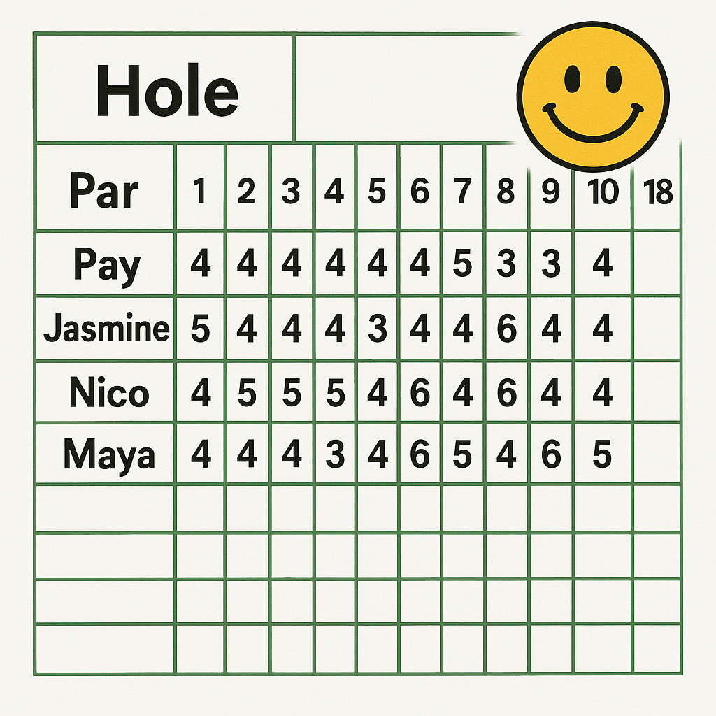 Fun Score Card