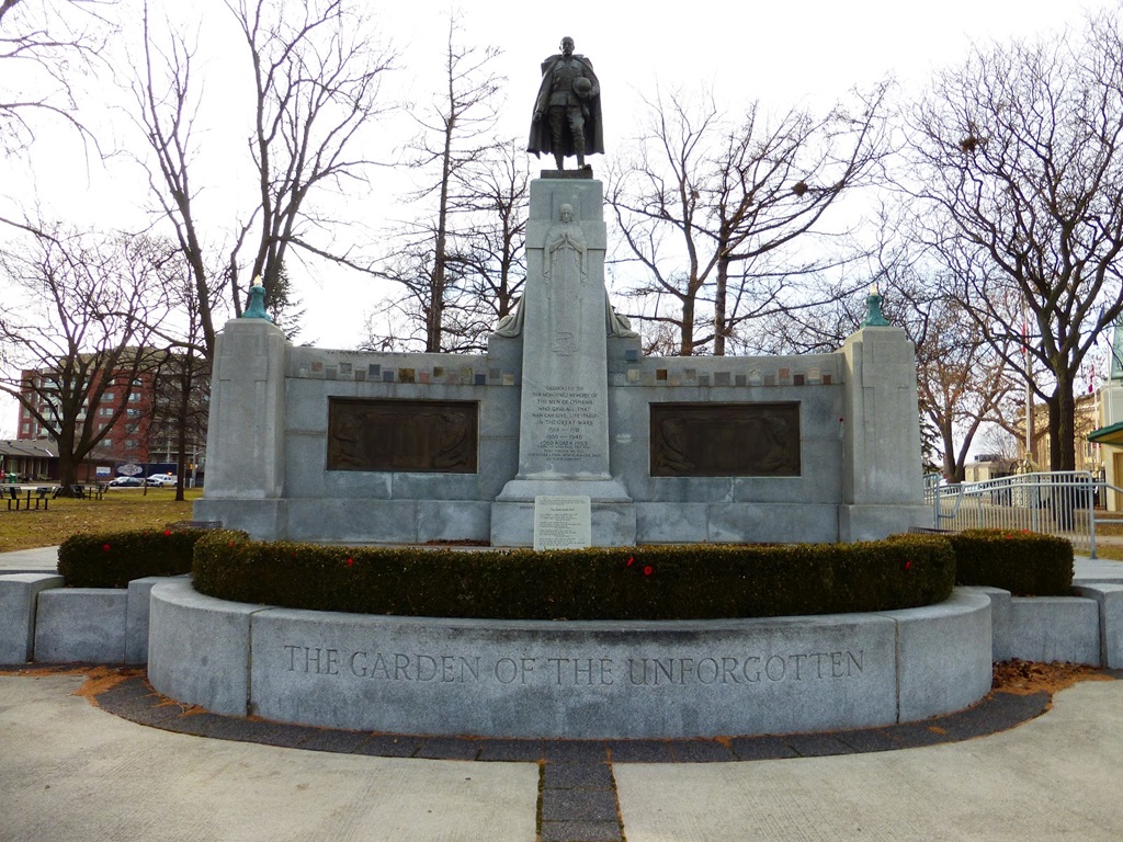 Oshawa Memorial Park Cenotaph - Remembrance Day in YDH