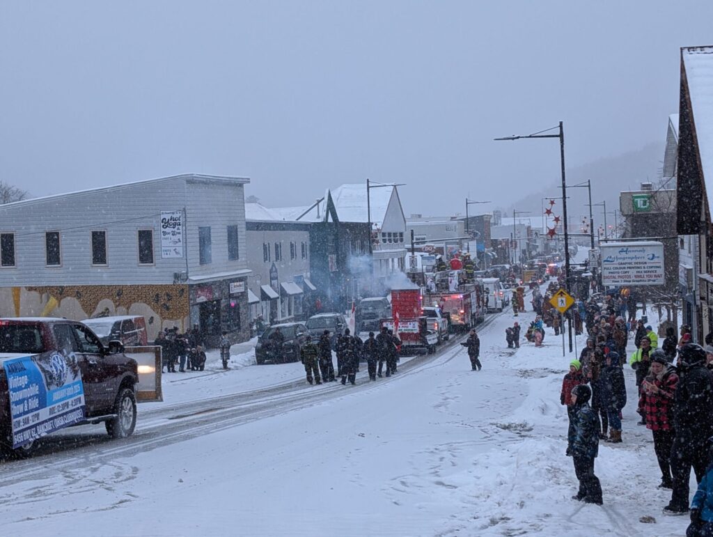 Snowy Santa Claus Parade - Bancroft