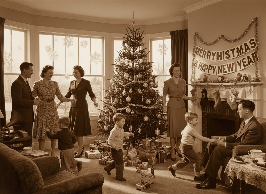 Post War (WW2) Christmas Celebrations