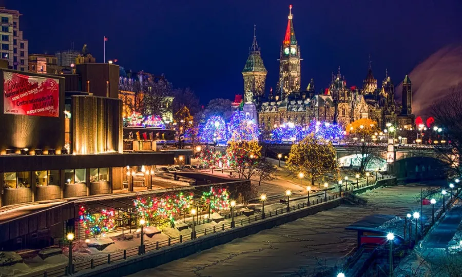 Winter in Ottawa - Winter Lights Across Canada