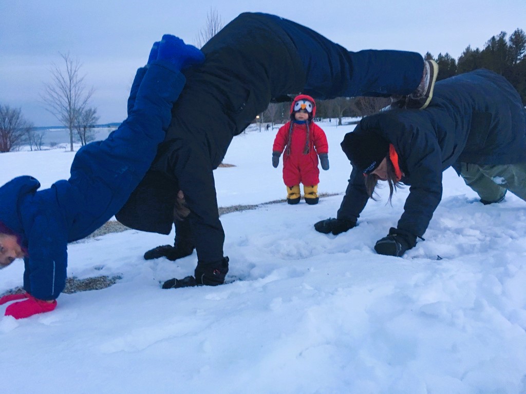 Human bridge