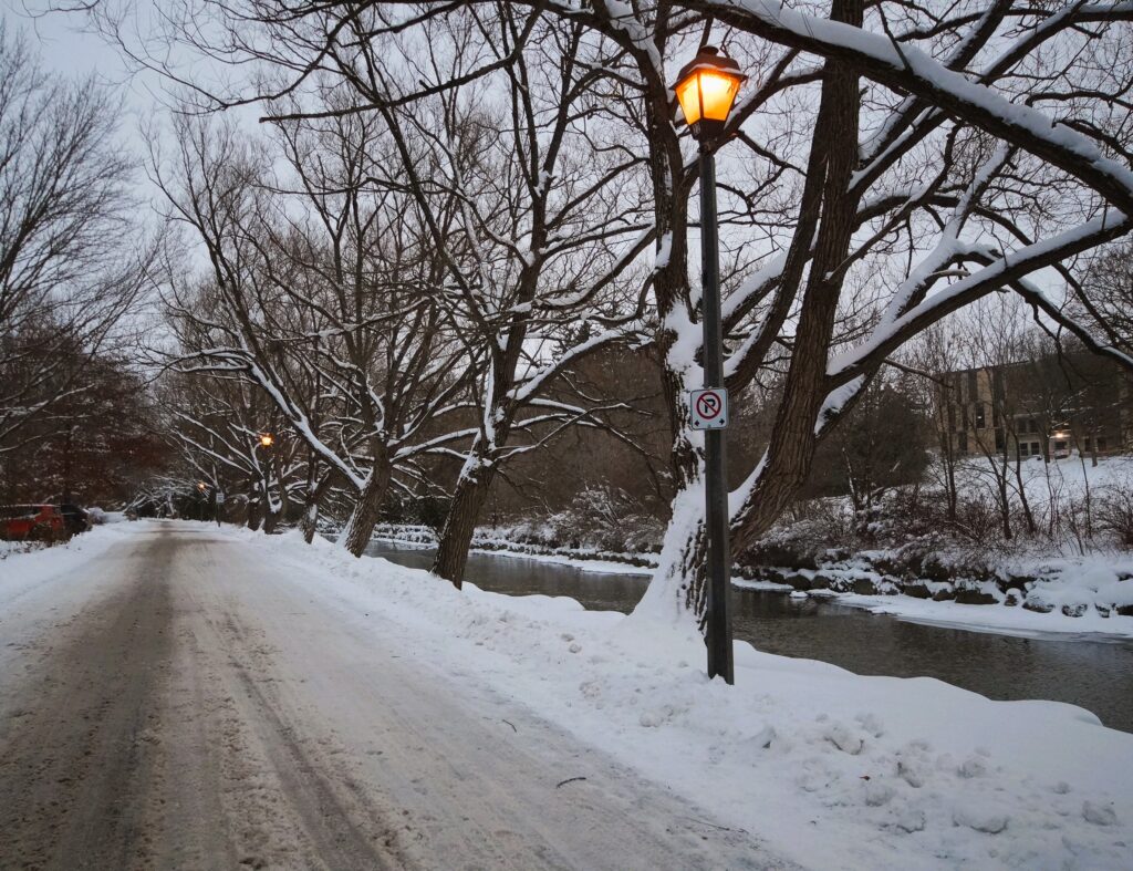 Along the Stratford Avon River in Winter