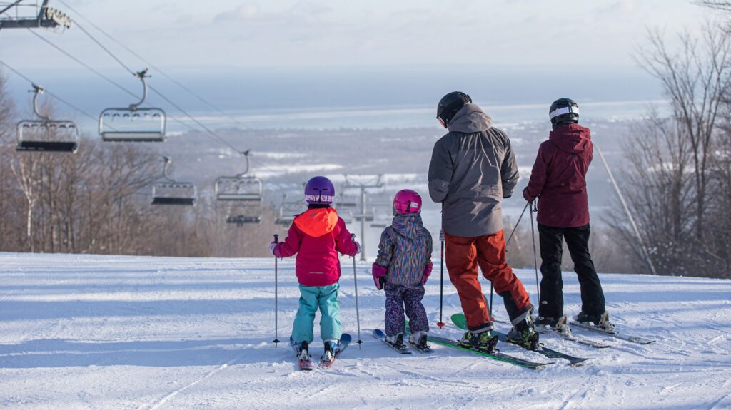 Family Day in Ontario - Skiing at the Blue Mountain Resort