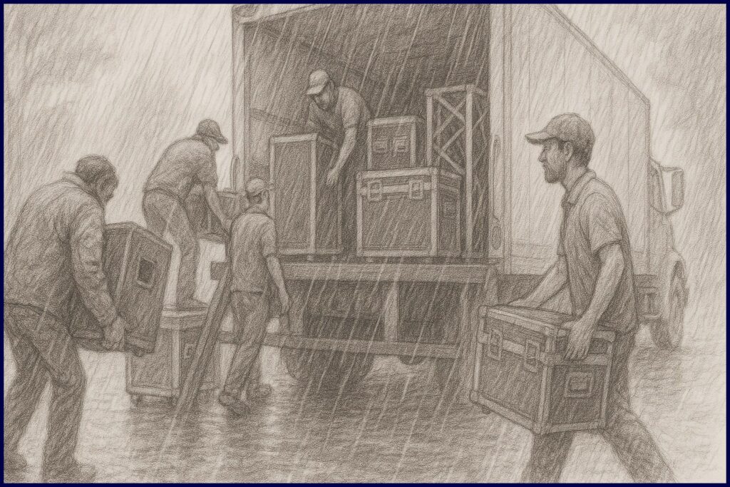 The Making of a Festival - Delivery in the Rain