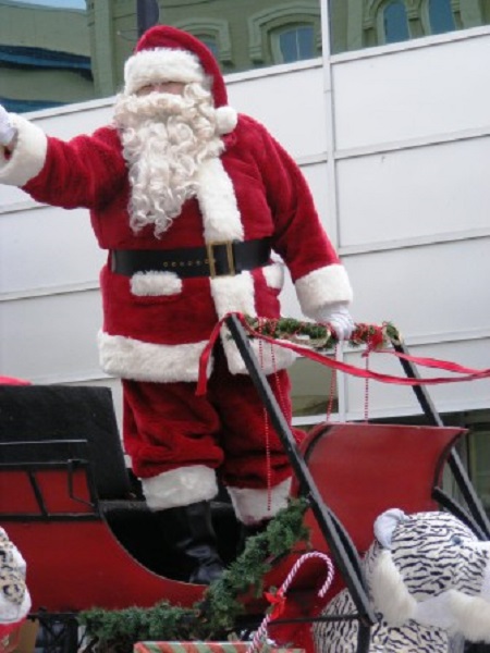 Santa at the Port Hope Santa Claus Parade