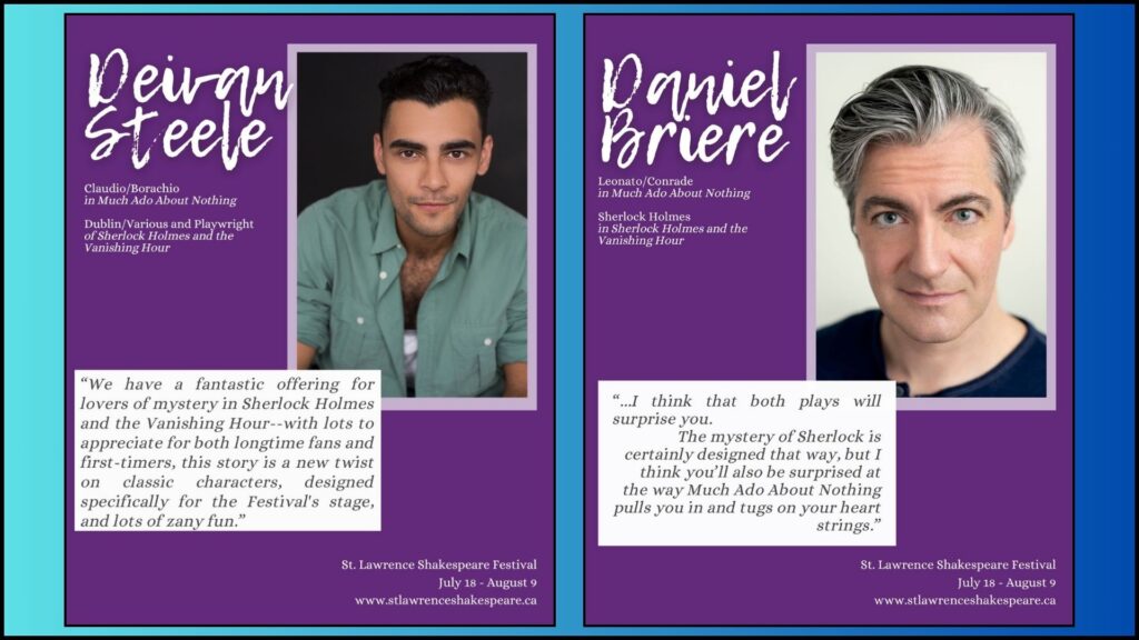 Comments from Deivan Steele and Daniel Briere - St. Lawrence Shakespeare Festival