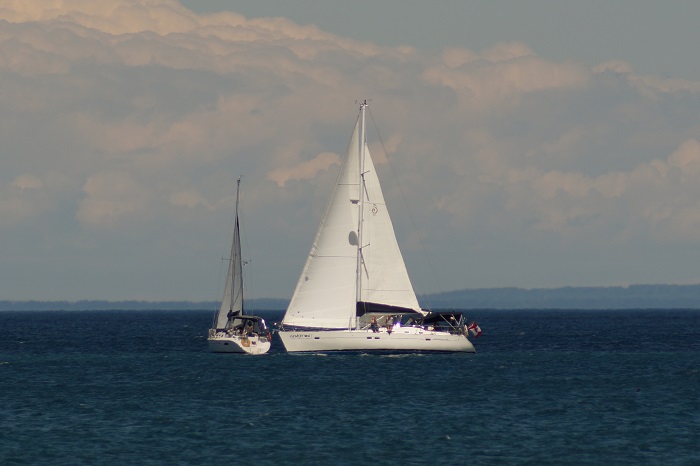 Sailing on the waters of Georgian Bay