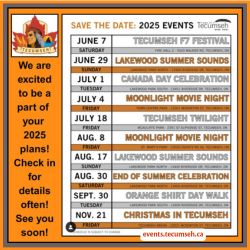Tecumseh Community and Recreation Your Fun Destination 2025