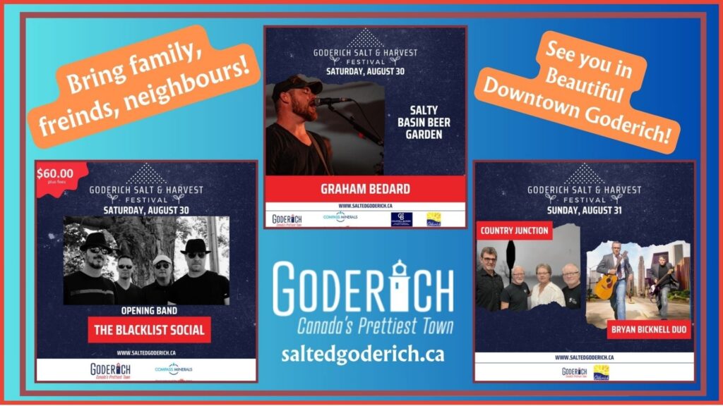Goderich Salt and Harvest Festival - Beautiful Downtown Goderich
