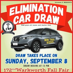 Warkworth Fall Fair – Elimination Car Draw