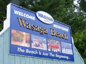 “Welcome to Wasaga Beach.”