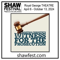 Shaw Festival 2024 News ~ Witness for the Prosecution