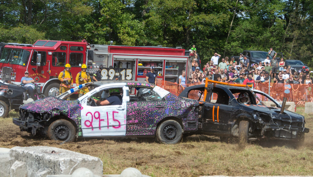 Demolition Derby at the Orillia Fall Fair